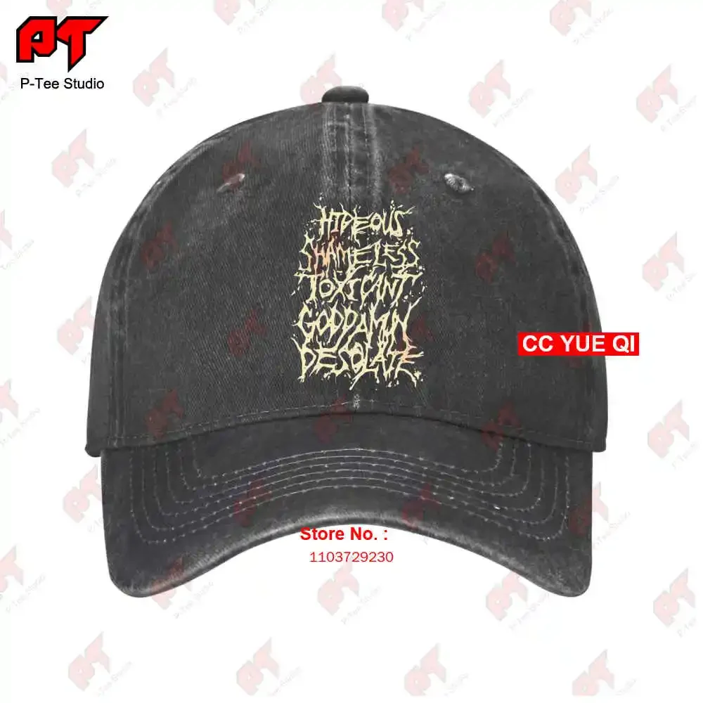 Cattle Decapitation 'Alone At The Landfill' Baseball Caps Truck Cap T87M