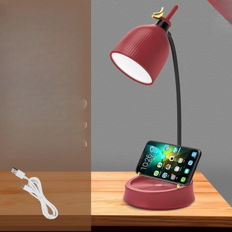 

Study Charging Student Dormitory Bedroom Bedside Night Light Hi Lamp