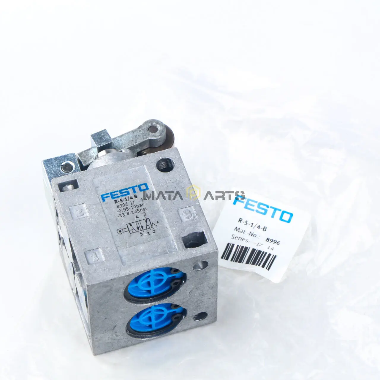 One NEW Festo Roller Lever Valve R-5-1/4-B 8996