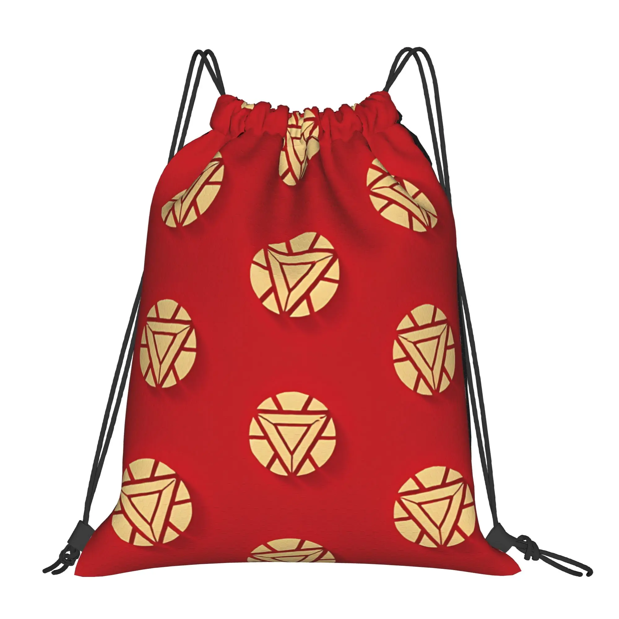

1 pc Iron Man Arc Reactor Design Iron Man Drawstring Bags Sports Unisex Storage Bag