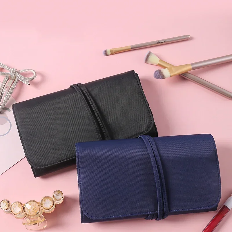 Makeup Bag Professional Makeup Artist Women\'s Cosmetic Brush Bag Travel Organizer Makeup Brushes Fold Empty Bag Neceser Mujer