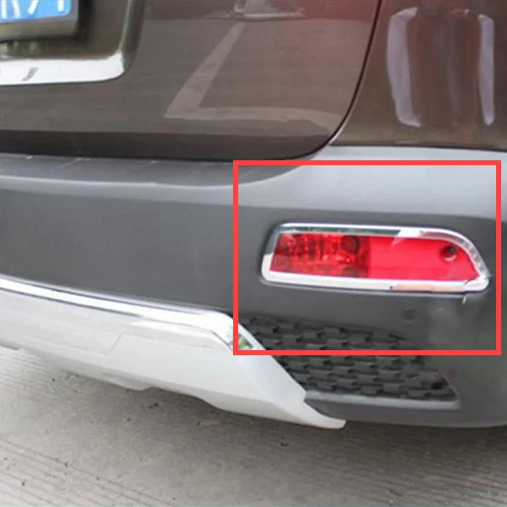 

For KIA Sorento ABS Chrome Car Rear Fog Light Cover Trim Tail Foglight Lamp Frame Exterior Accessories 2009 2010 2011 2012