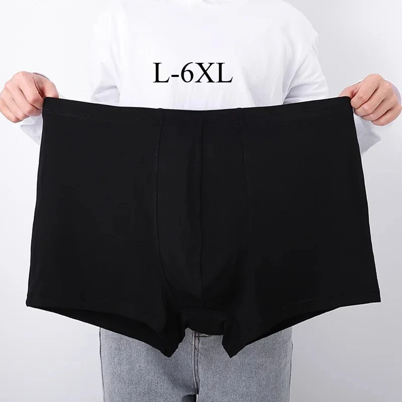 

6XL Oversize Panties for Chubby Men Plus Size Boxers Panties Men Boxer Underwear Loose Large Size Breathable Underpants