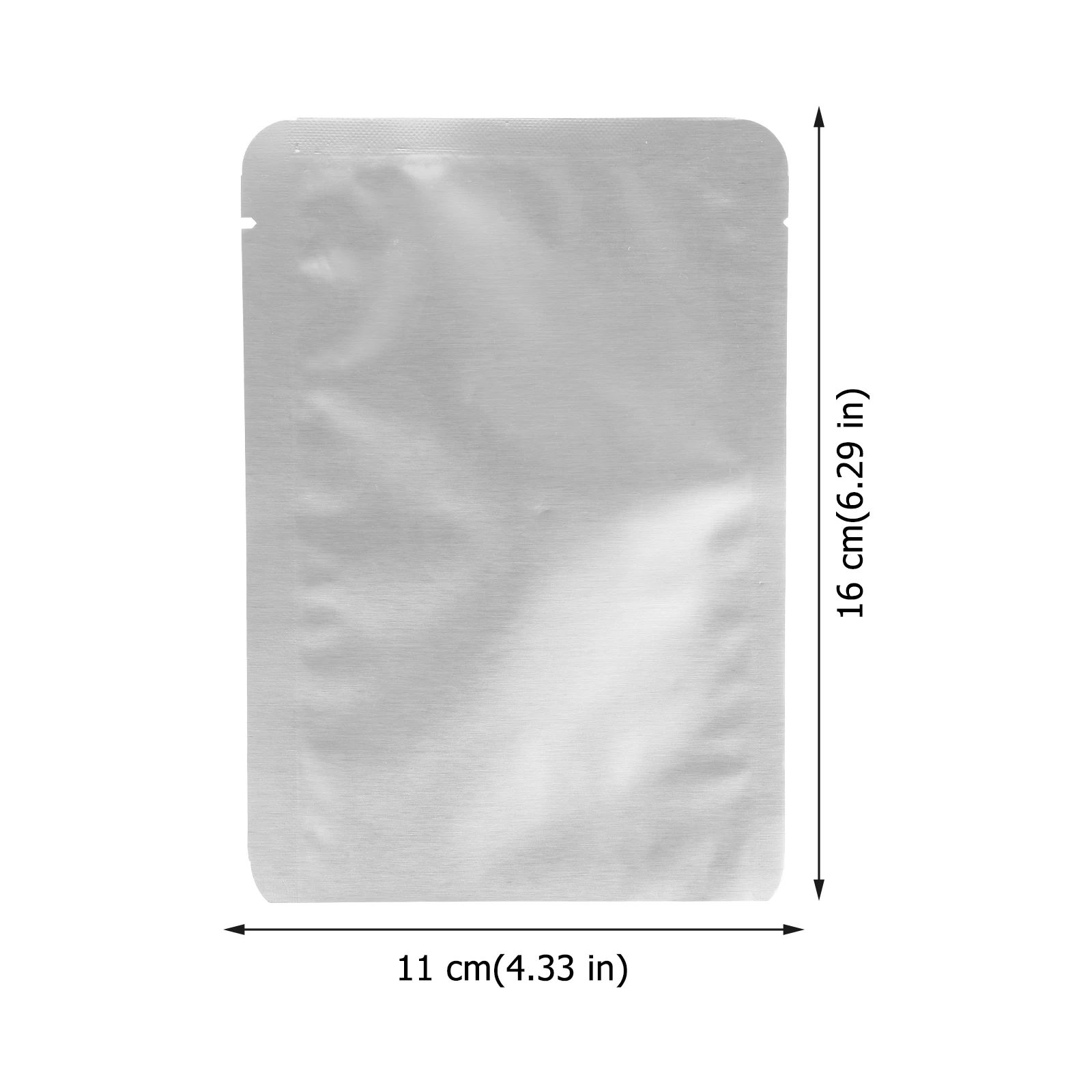 

100Pcs Three Side Sealing Bags Thick Material Waterproof Airtight for Food Cosmetics Packaging Baking Grilling Frying