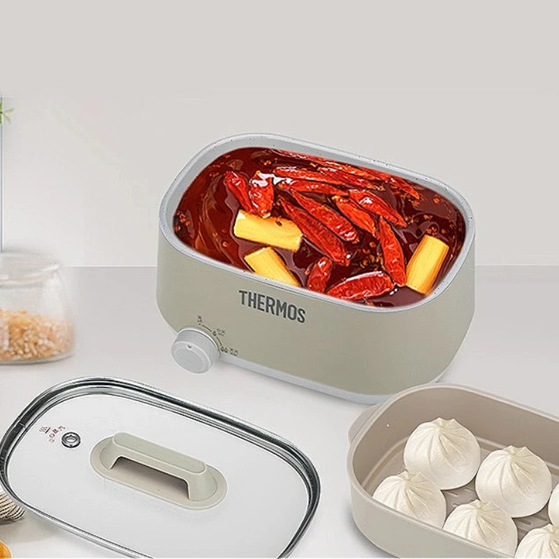 Food Magician Electric Cooking Pot  Fried Steam Cooking Shabu Multifunctional Portable Travel Electric Heating Small Pot