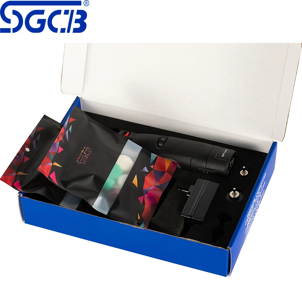 SGCB 20Pcs Mini Detail Polisher Kit Cordless Rotary Tool 12V Li-ion Battery IVT 5,000-25,000 RPM Auto Detailing Polisher