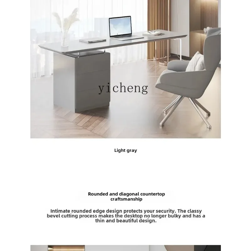 t-20 Desk Light Luxury Modern Acrylic Desk Suspension Design Home Study Computer Large Calligraphy Table home accessories