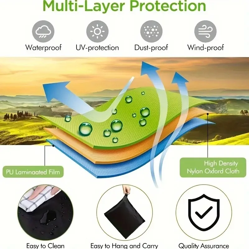 غطاء المولدات شديد التحمل - متوافق مع معظم الموديلات، يوفر حماية موثوقة ضد المطر والثلج والحطام #2