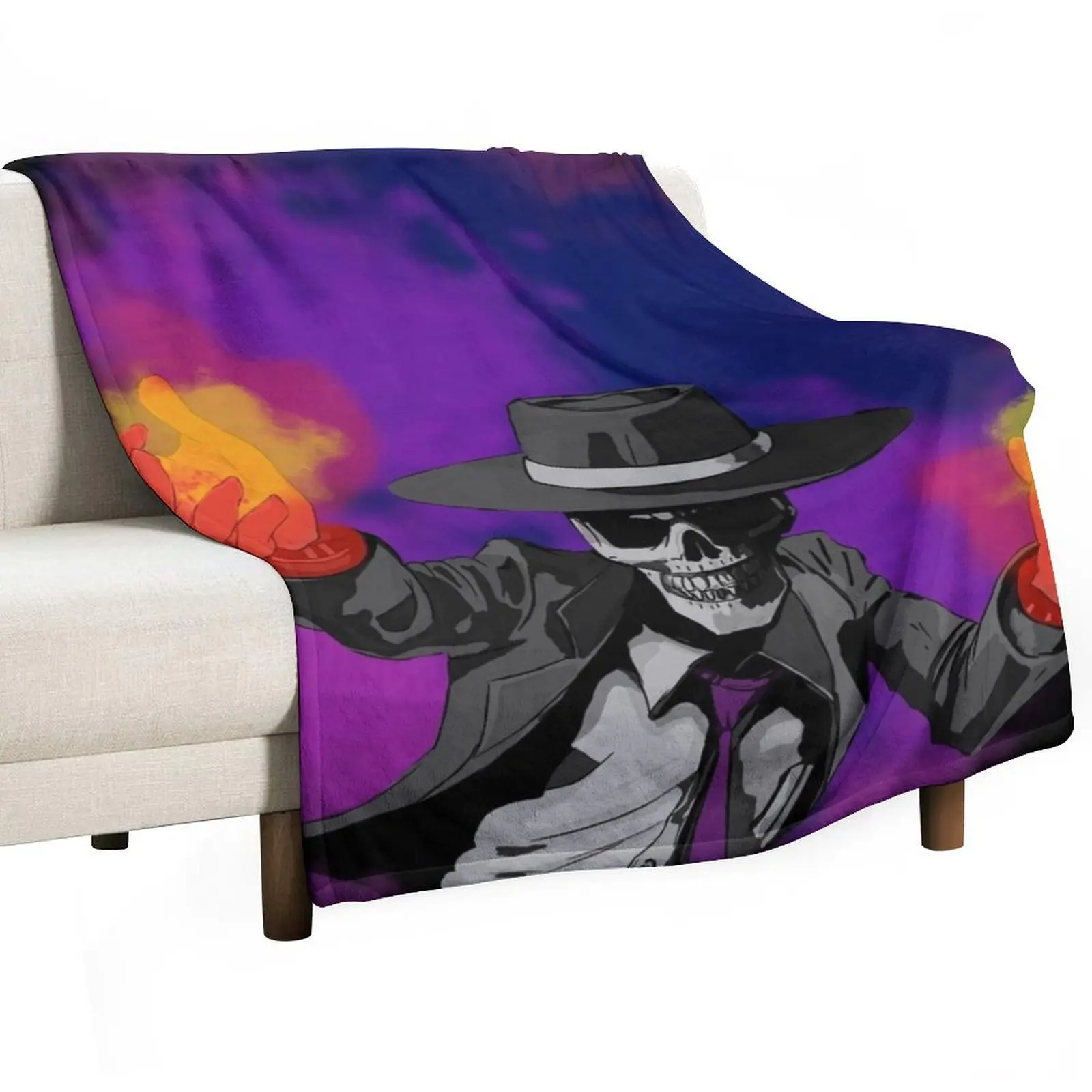 Skulduggery Pleasant Design Throw Blanket Beautifuls Softest Flannels Hair Blankets