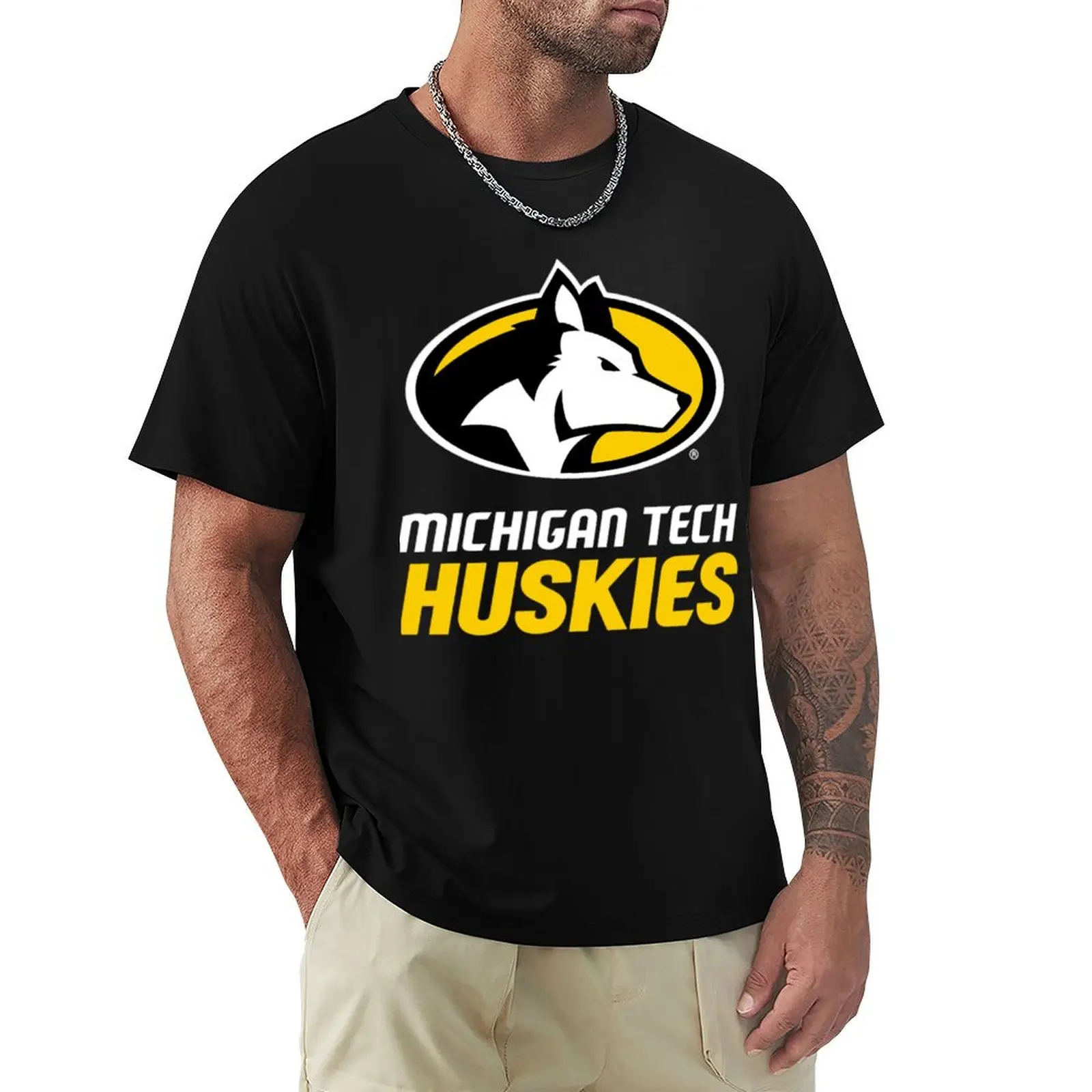 Camiseta NCAA Michigan, Camiseta Durável para Trabalho