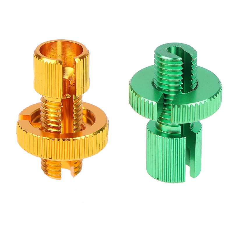2PCS Motorcycle modification accessories, front and rear pumps, brake upper pump, color adjustment screw M10 universal