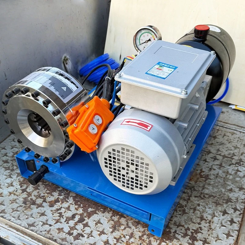Portable Hydraulic Electric Tube Shrinking Machine, Multi-function Pipe End Reducer for Steel Tube and High Pressure Hose