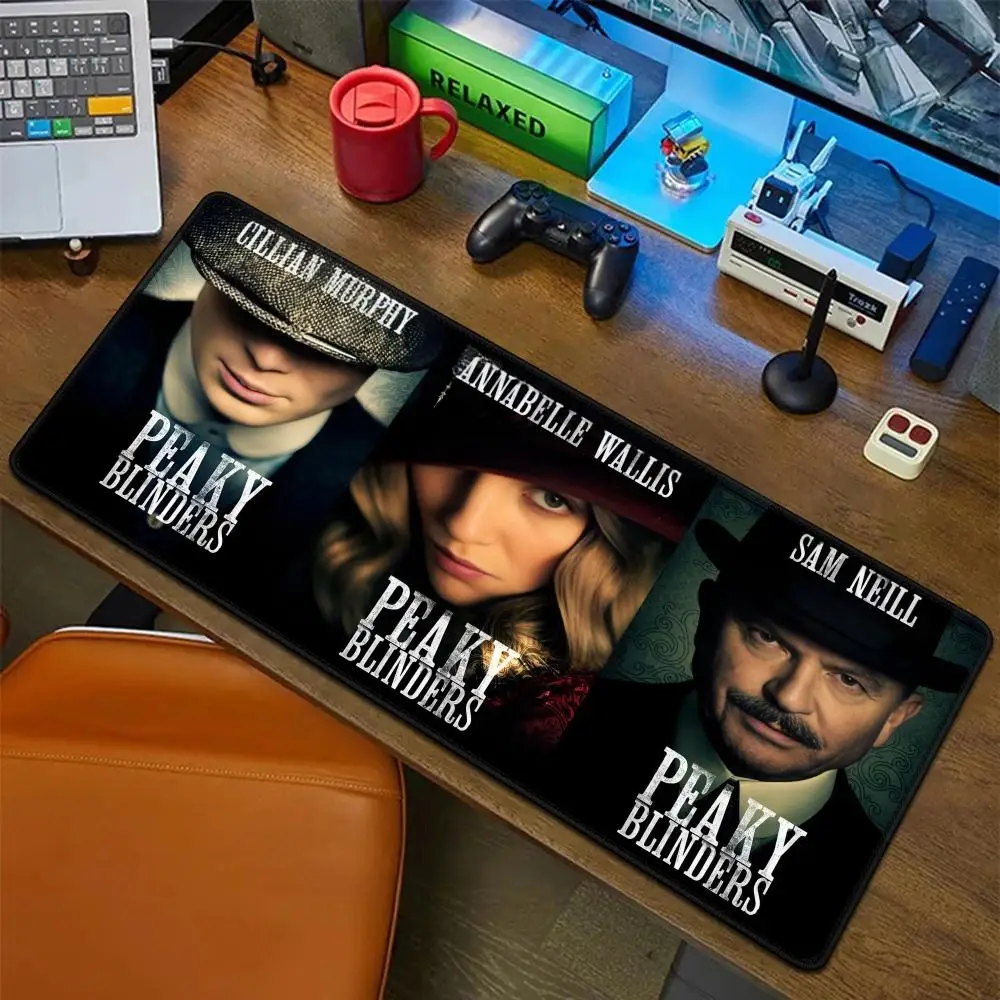 P-Peaky B- Blinders TV Mouse Pad Rubber Mat Laptop Xxl Mousepad Notebook Gamer Computer Table Gaming Accessories
