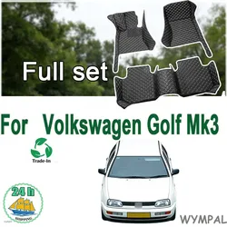 Car floor mats for VW Volkswagen Golf Mk3 1992~1998 Interior Details Car Accessories Carpet