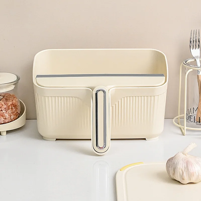 

Desktop garbage mini storage bucket household snack peel small waste basket kitchen countertop cleaning brush garbage bin