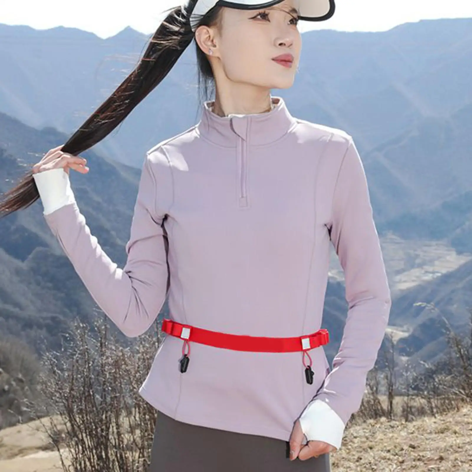 Race Bib Belt Sport Race Number Belt Waistband Adjustable Sports Waist Band For Outdoors Fitness Riding Time Trials Hiking