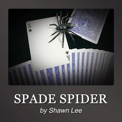 Spade Spider by Shawn Lee Magic Tricks Spider Vanishing Appearing Magia Close Up Street Prank Card Illusions Gimmicks Props Toys