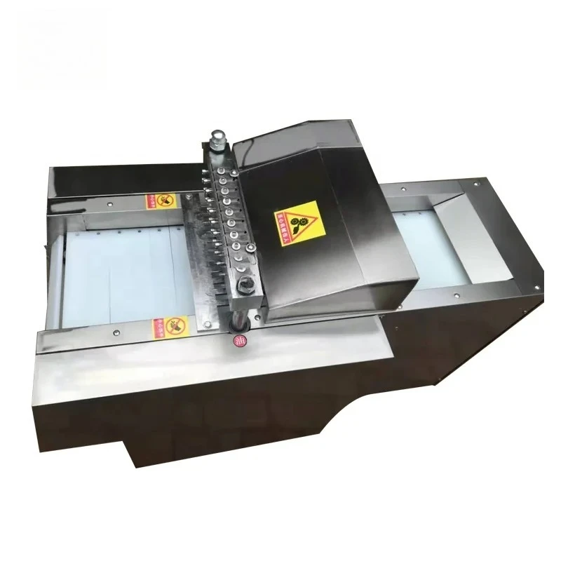 China Customized Chicken Meat Cutting Machine / Fresh Meat Cutting Machine / Automatic Chicken Cutting Machine