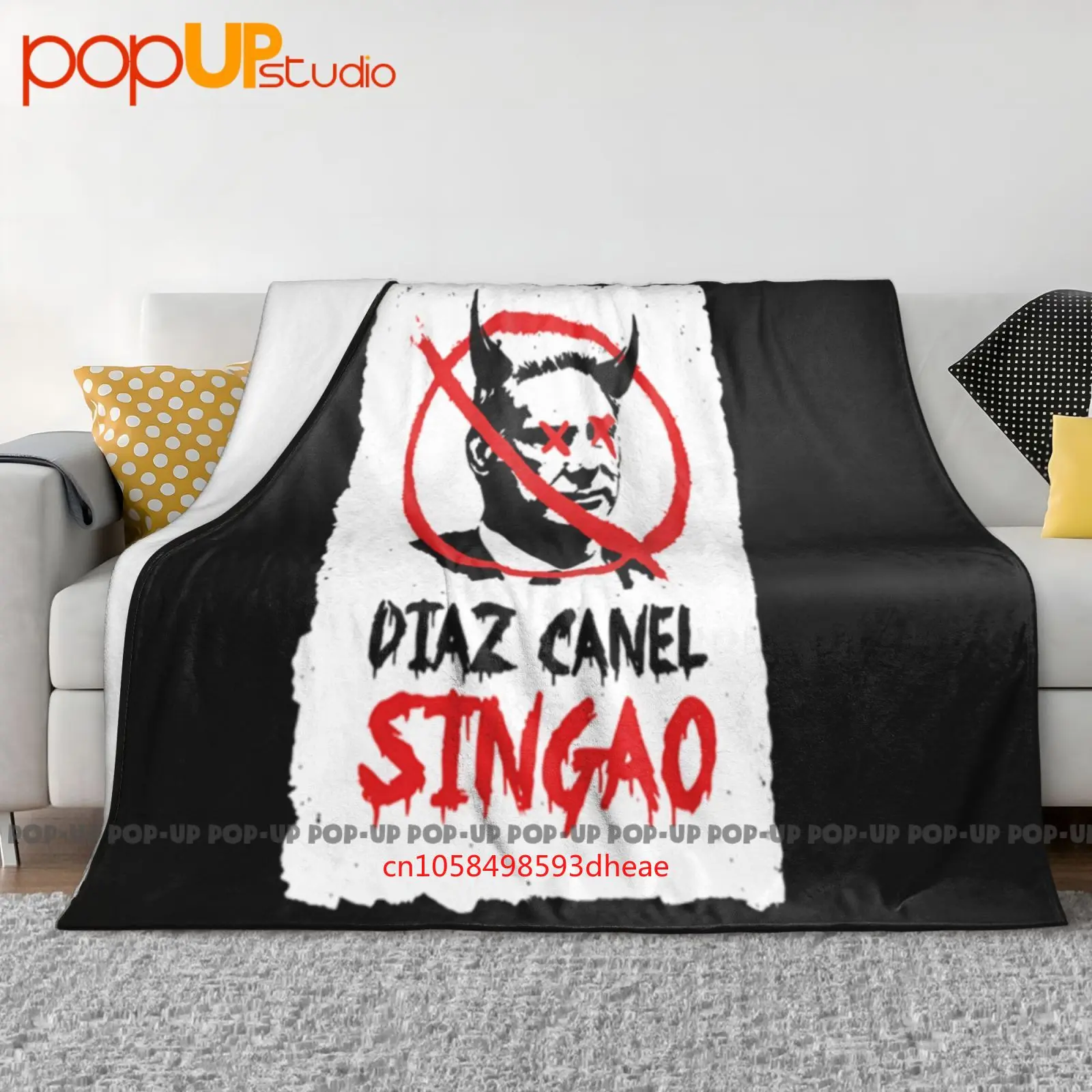 Diaz Canel Singao Patria Y Vida Manta ultrasuave Edredón Funda de sofá de invierno Fundas de cama