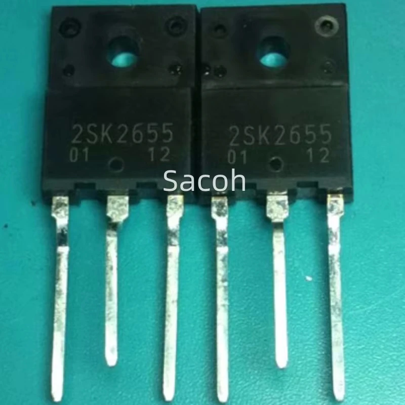 

New Original 5Pcs/Lot 2SK2655 K2655 TO-3PF 8A 900V MOSFET Field-effect Transistor In Stock