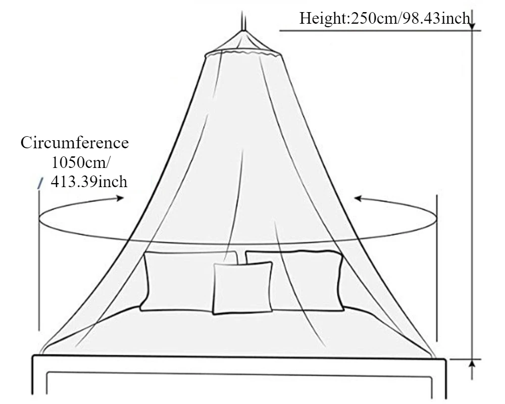 Canopy for Children Bed Tent Summer Mosquito Net  Hanging Type Princess Mosquito Net Mosquito Prevention Nets Home Decoration
