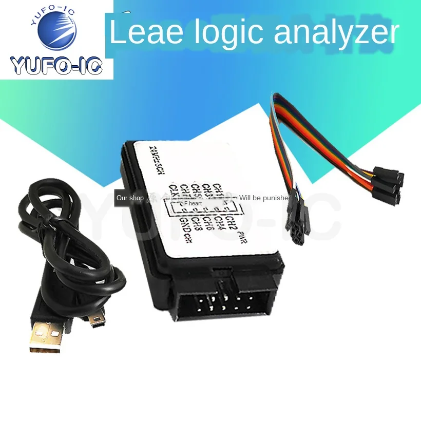 Free Ship 3pcs High Quality USB Logic Analyzer MCU a.r.m FPGA Debug 24M Sample 8-Channel With Dupont Xian USB