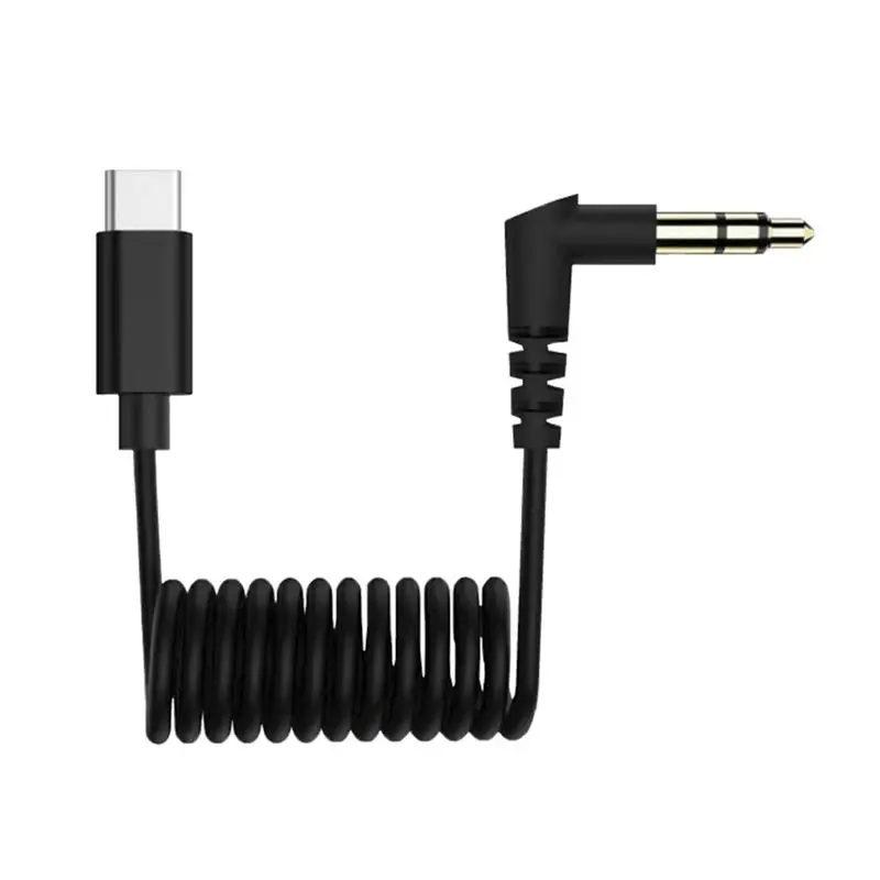 AED7-Audio Cable Type-C To 3.5Mm For DJI OSMO Action 5 PRO/2/3/4 /5 Camera Pocket 3 Mic Audio Microphone Adapter