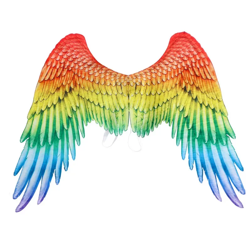 Adult Mardi Gras Carnivel Props Wing 3D Big Angel Wings for Women Man Halloween Cosplay Wear Stage Play Performance Clothes