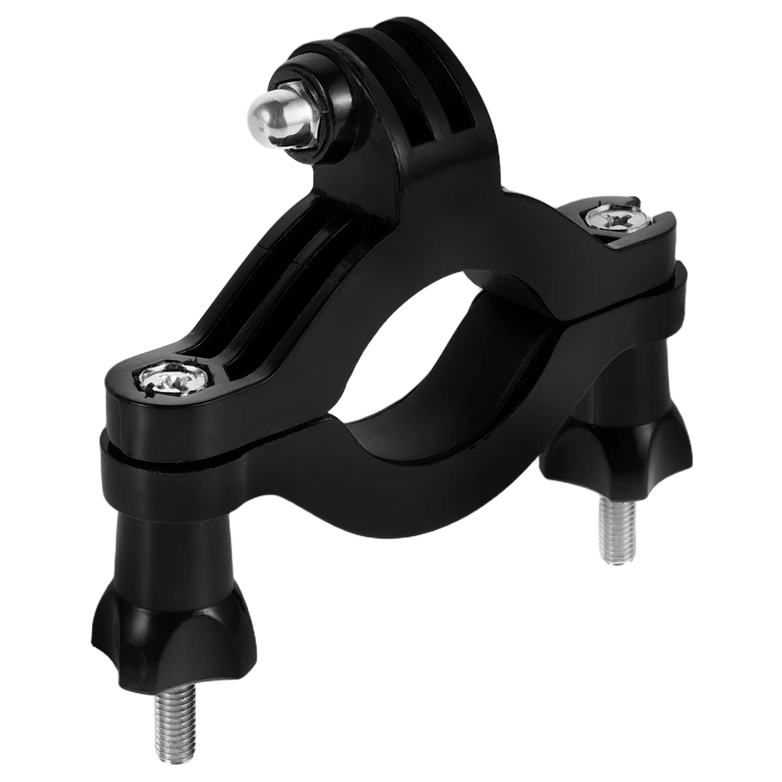 

Motorcycle Handlebar Clamp Mount Durable Lightweight Adjustable Angle Camera Bracket Bike Cameras Compact Storage