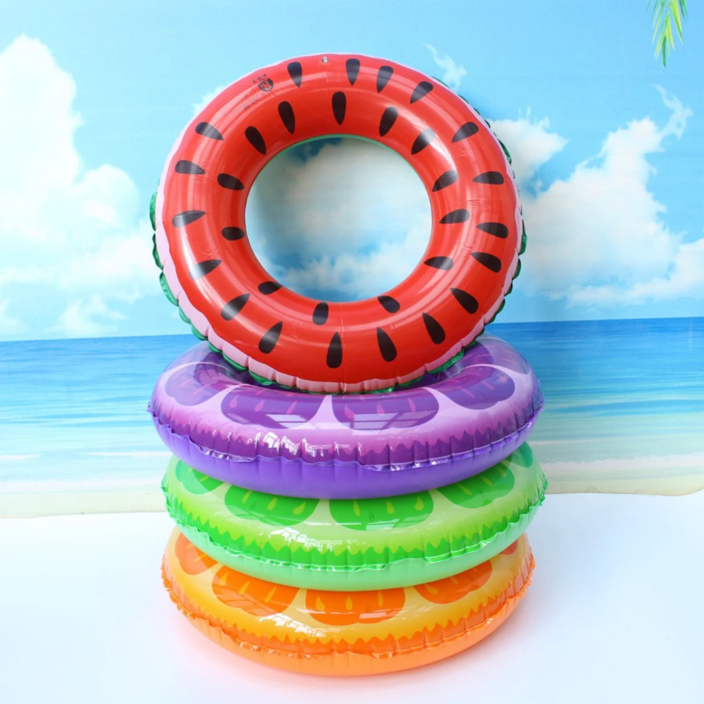 Swimming Ring For Kids - Colorful Fruit For Summer Pool Parties Better Durable For Kids Summer Swimming Ring Swimming New Kiwis