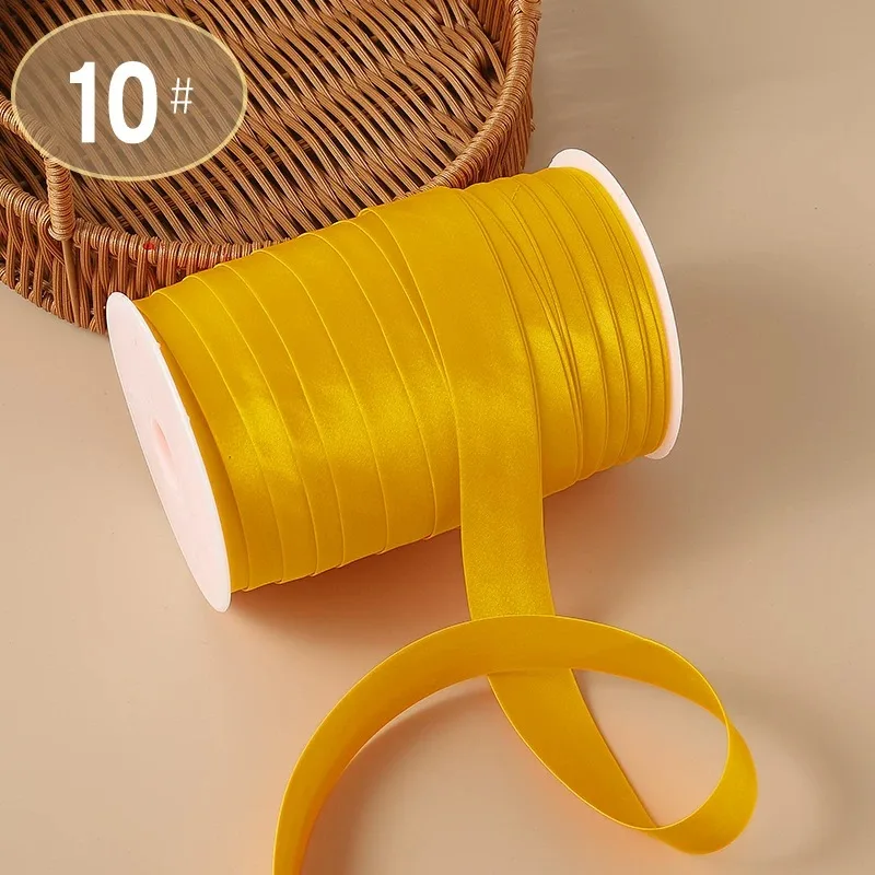2,5 cm & 1,5 cm bügelfreies Satin-Schrägband, Cheongsam-Kantenbänder, vorgeschnittenes diagonales Stoffband zur Dekoration von Kleidungsstücken – Detail 9