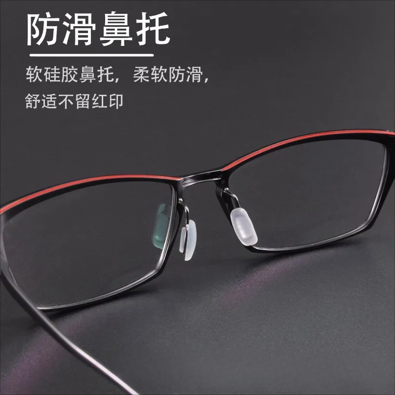 موضة قصر النظر نظارات شي يوان KO-117 الحاجب رجال الأعمال والنساء التيتانيوم النقي إطار نظارات مربع