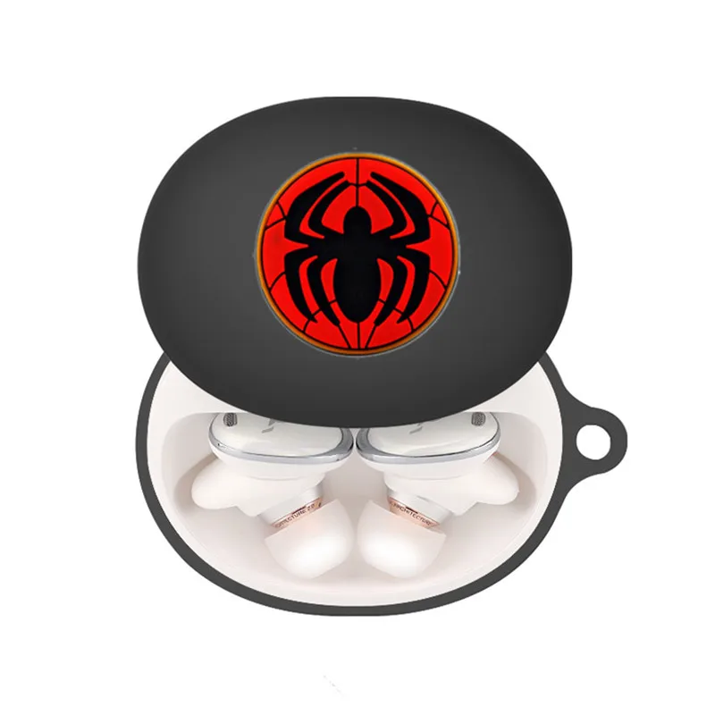 ديزني مارفل حقيبة سماعة الاذن غطاء ل Anker Soundcore الحرية 3 برو الكرتون سيليكون سماعات لاسلكية واقية قذيفة مع هوك