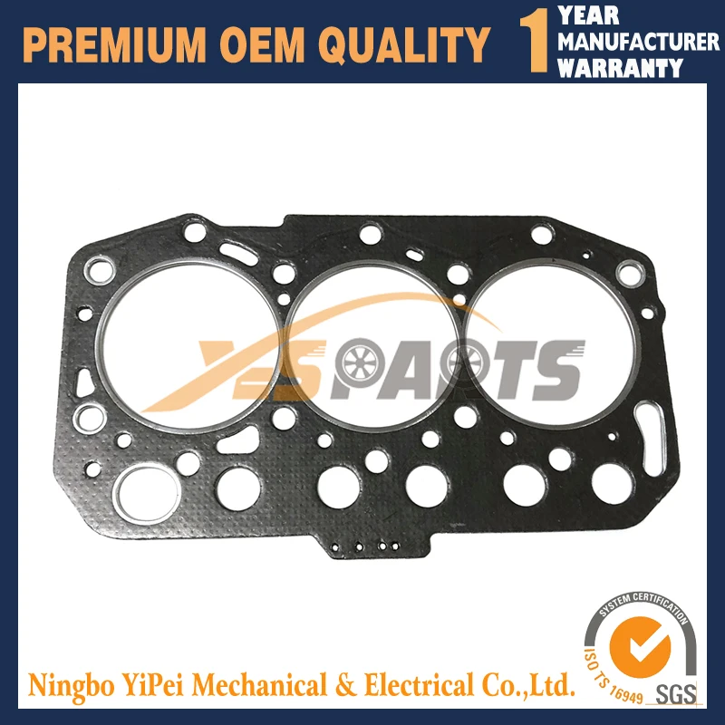 New Cylinder Head Gasket For Yanmar 3TNM74F SCT1 SA221 Tractor 3TNM74F-NCUK Engine