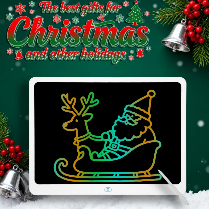 LCD Writing Tablet Gift for Kids,20 Inch Colorful Toddler Doodle Board Drawing Tablet, Erasable Reusable Electronic Drawing Pads