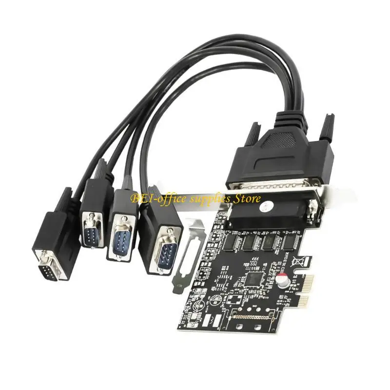 A9LC قم بتوسيع جهاز الكمبيوتر الخاص بك مع 4 Port Serial RS232 PCIE CARD