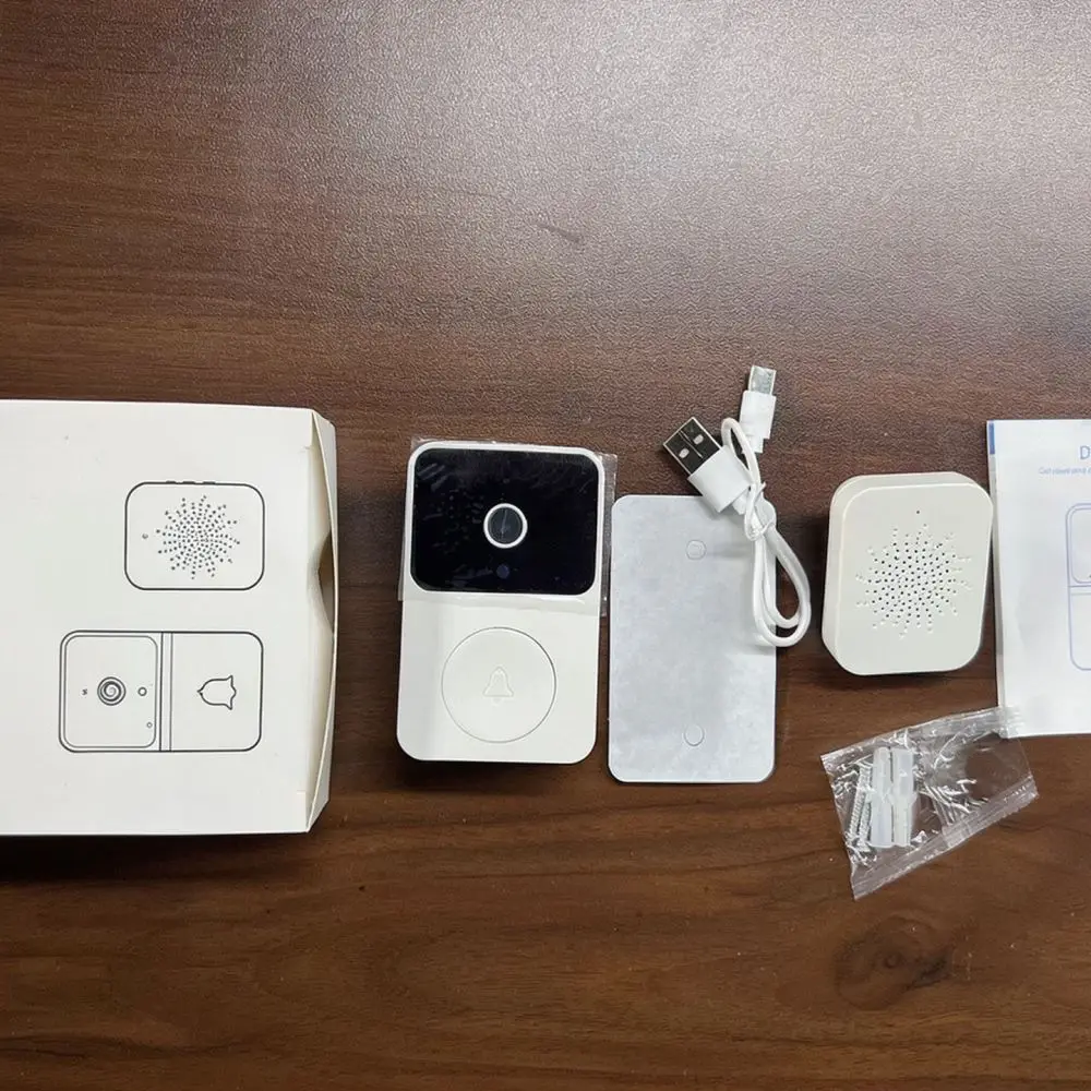wi-fi対応スマートビデオドアベル、ワイヤレスカメラ、ホームセキュリティインターホンシステム、ビデオドアホン、遠隔監視ユニット