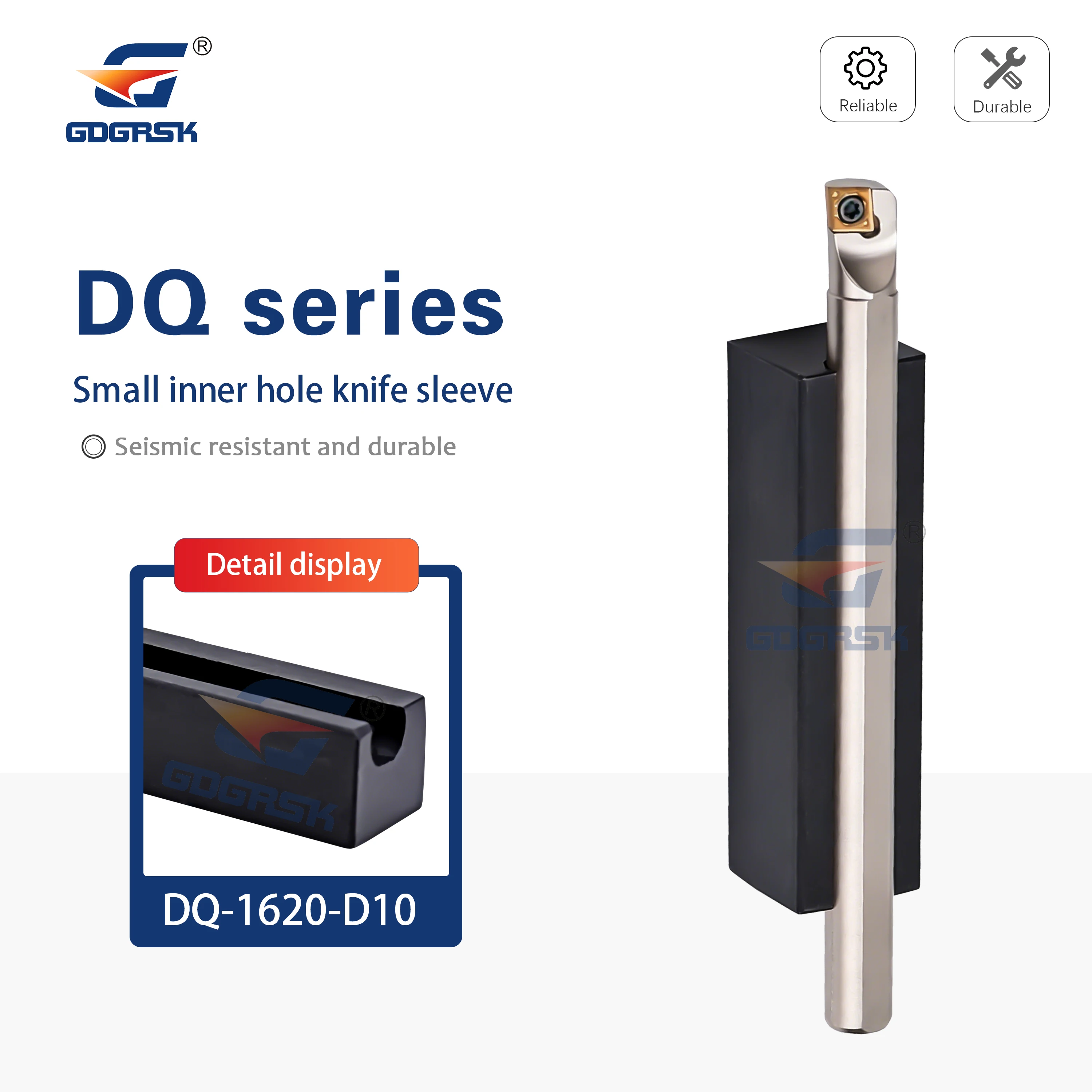 

DQ1620 2020-D10/14 Numerical Control Tool Sleeve DQ Serie Inner Hole Variable Diameter Sleeve Shock-Absorbing Square Tool Sleeve