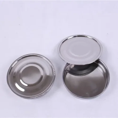 Imagen 2 del producto Tamiz de prueba estándar de acero inoxidable para laboratorio, bandeja de malla de prueba redonda de 20cm de diámetro inferior y tapa, 1 ud.