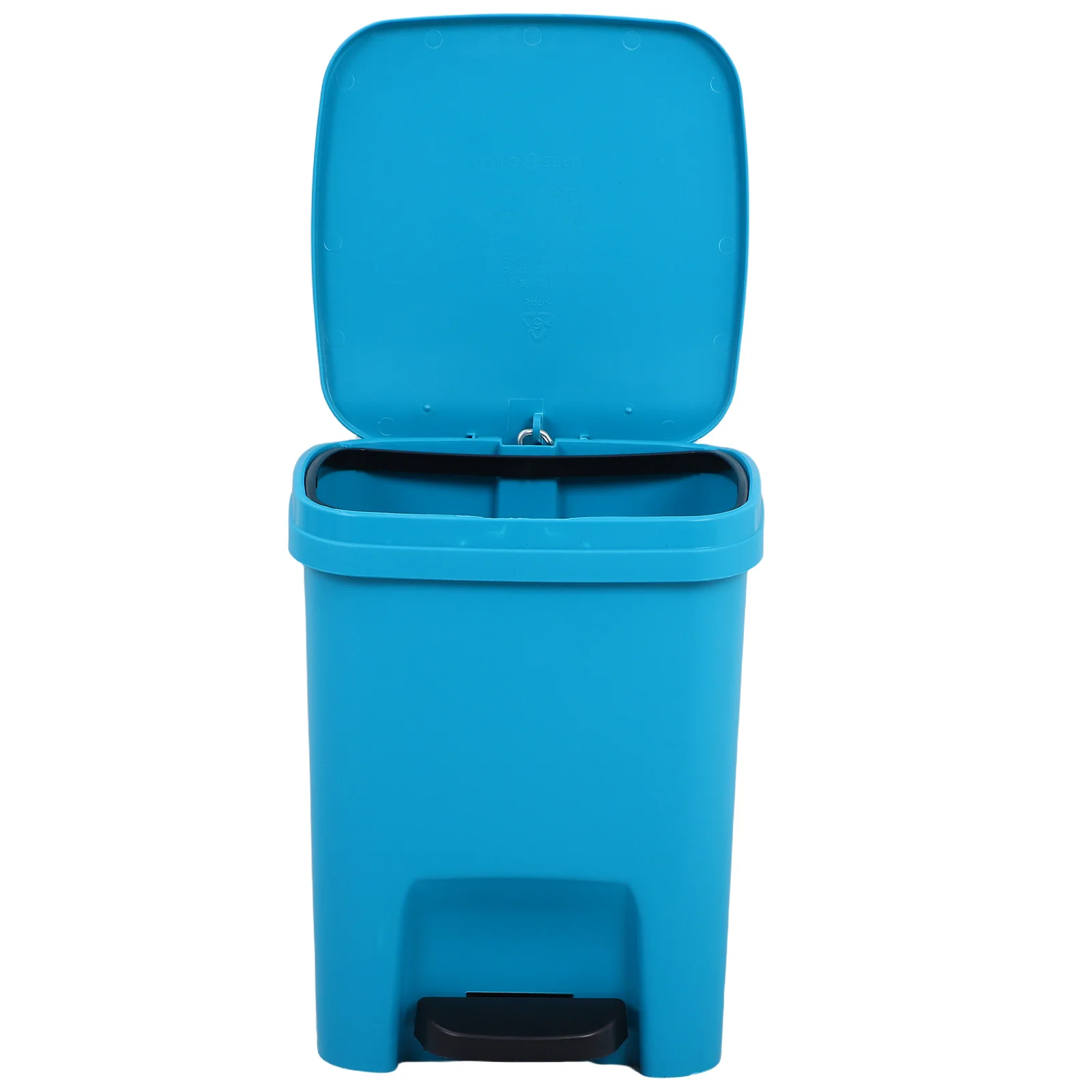 

10L Foot Pedal Trash Can Flip Top Lid Plastic Garbage Bin for Kitchen Bedroom Living Room Office Stylish Wastebasket