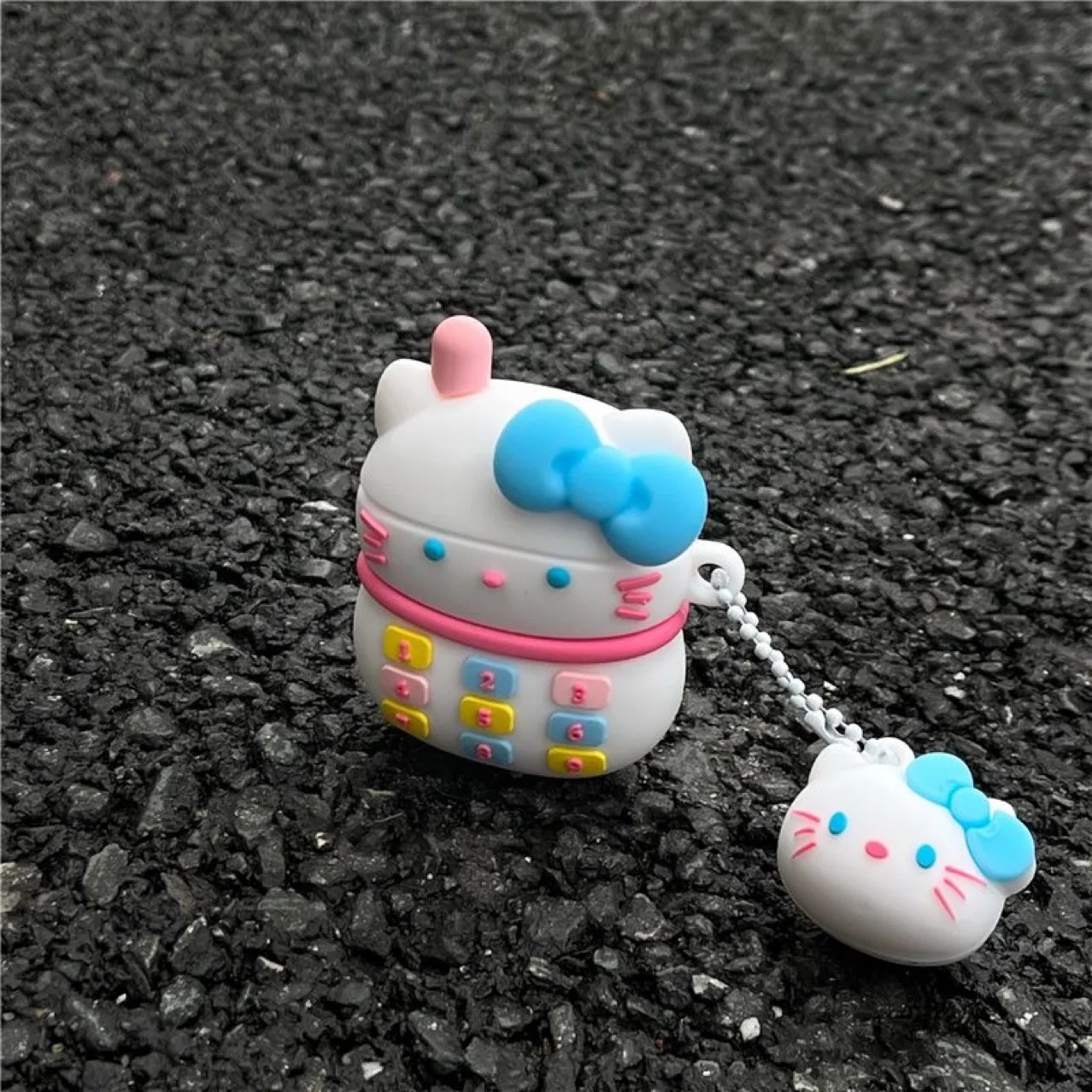 Coque de téléphone KT TEL en Silicone souple, dessin animé 3D, pour Apple Airpods 4 1 2 3, housse de protection pour écouteurs AirPods Pro2 2ème