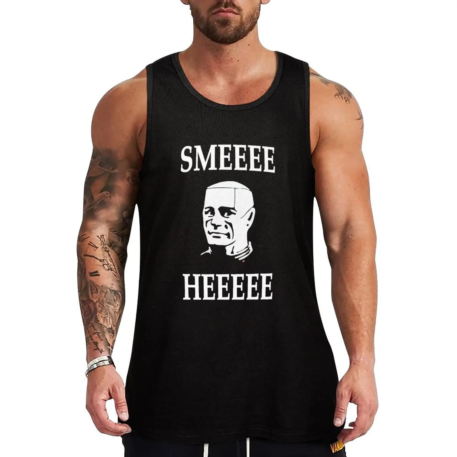 

Smeg Head Smee Heee Red Dwarf Funny Tank Top sleeveless shirt man gym anime gym anime t-shirts gym training accessories