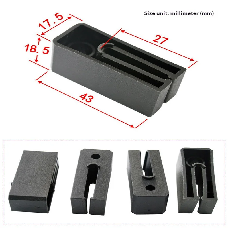 828-type aluminum alloy doors and windows with push-pull window guard plastic auxiliary guard limit block sliding window roller