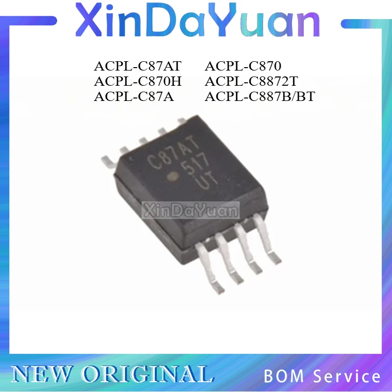 5 pcs ACPL-C87BT ACPL-C87AT ACPL-C870 C87H C87A C872T  SOP-8