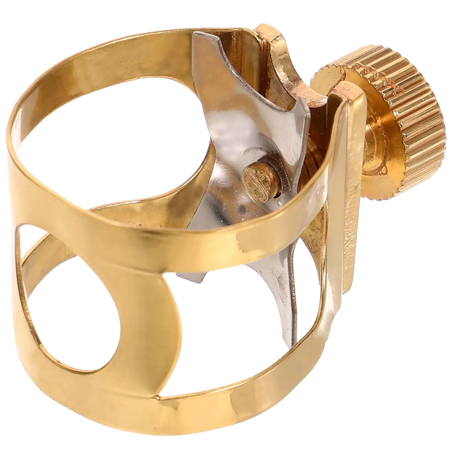 Saxophone Clips Brass Adjustable Ligature Parts Wind Instrument Accessory Sax Mouthpiece Clip Essential