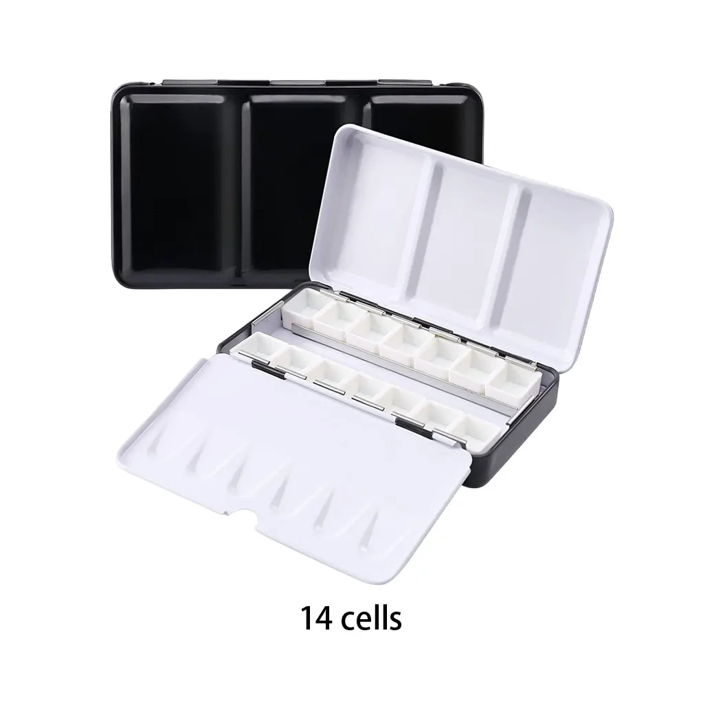 Empty Paint Tins Artist Palette Case For Gansai Tambi Watercolours Water Color Paint Palette Case