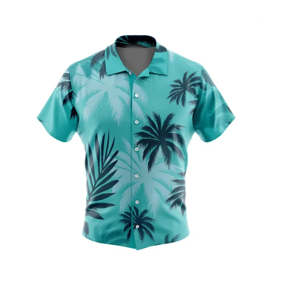 Summer 2025 Tommy Vercetti GTA Vice City Role Playing Button Beach Hawaii 3D Shirt