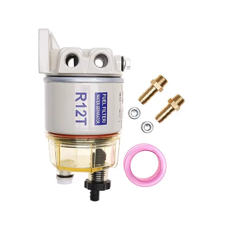 R12S R12T Фильтр сепаратора топлива и воды Дизельный двигатель для Racor 140R 120AT S3240 NPT ZG1/4-19 Автозапчасти Полный комбинированный фильтр