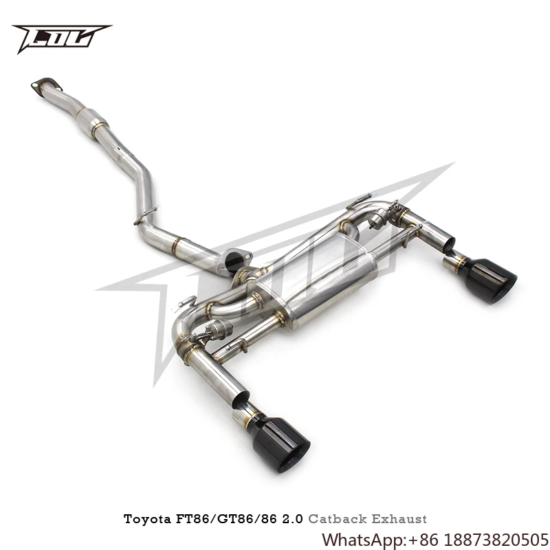 Boska Catback Exhaust for Toyota GR86/FT86/GT86/86 2.0 2012-2024  Exhaust Valve Control Exhaust System