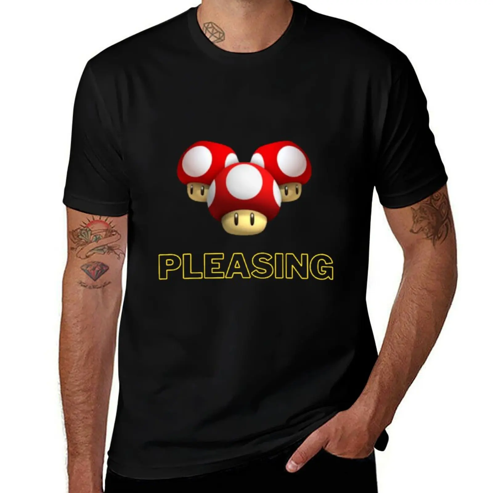 Pleasing Shroom Bloom (5) T-Shirt Quick Dry Sports Short Sleeve Tee T-Shirt